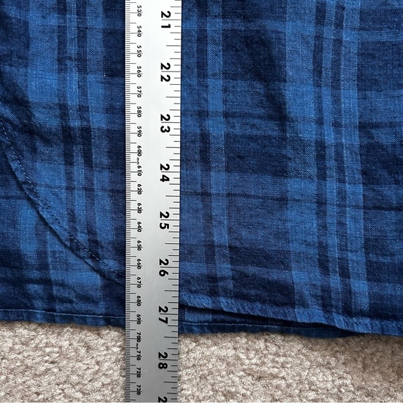 Lauren Ralph Lauren Long Sleeve Linen Tunic Top - Picture 6 of 6